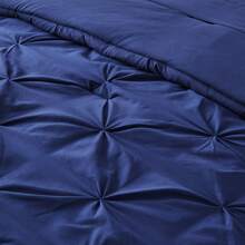 Soft And Breathable Bed In A Bag Set, A Great Gift For Christmas And Other Holidays, Soft And Durable Comforter Set, Twin/Full/Queen/King(7pieces),Ultimate Comfort For A Restful Night's Sleep - Navy Blue - View 7