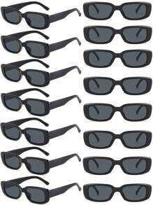 15 件女士时尚百搭方形框架眼镜