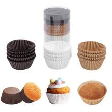 LIFETALK LIFETALK 1000/500/300/200/100 Cupcake Liners Manufacturer Muffin White Cake Cup Wrappers Greaseproof Paper Baking Cupcake Cases Supplier