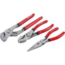 CRAFTSMAN Pliers Set, 3 Piece Set, 6 Inch Long Nose, 6 Inch Slip Joint, 8 Inch Groove Joint (CMHT84103R) - 1 - View 2