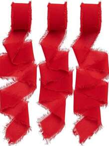 1 Roll / 5 Meters High-Quality Handmade Chiffon Satin Ribbon, Versatile Use For Gift Packaging, Bows, Wedding Invitations, Bouquet Ribbons, DIY Crafts, Christmas Decorations, DIY Home Decor, Wedding Party Bouquet Supplies And Gifts