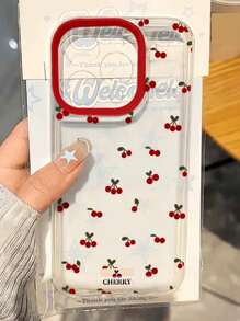Funda protectora transparente de TPU con patrón de flores de cerezo, anti-caída, compatible con Apple 16 Pro Max/15/14 Plus/13/12/11, Apple 12/13 Mini, S21/S22/ S23/s24/ Plus/Ultra