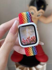 chinbersky 1 包女士男士弹性表带，适用于 表带 44 毫米 45 毫米 42 毫米 49 毫米 38 毫米 40 毫米 41 毫米，弹性单圈软尼龙表带替换表带，适用于 Ultra 2 SE 系列 9 8 7 6 5 4 3 2 1