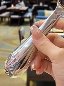 重型冰淇淋勺 - 符合人体工程学的 304 不锈钢冰淇淋勺 - 专业冰淇淋勺，适用于冰淇淋、意式冰淇淋、曲奇面团、甜瓜、冷冻酸奶 - 可用洗碗机清洗的金属厨房工具 - 银色 - 彩色 - 查看 5