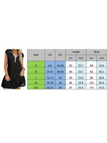 Women Short Sleeve Mini Dress Casual Summer Patchwork Zipper Lapel Ruffled Party Dress For Cocktail Streetwear - Hồng - Xem 5