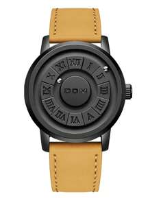 DOM Men's Watch, Mirrorless Magnetic Levitation Magnetic Steel Ball Quartz Waterproof Fashionable Personalized Men's Watch, Suitable As Christmas Gift For Family And Friends - Shape - View 12
