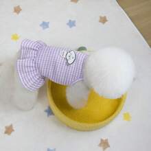 Spring/Summer Pet Dog & Cat Dress, Suitable For Outdoor Wear In Spring - Purple - View 9