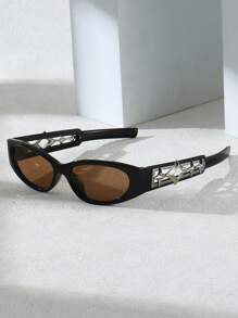 Y2K Fashion Okulary Modowe Z Unikalnym Wzorem Pustych Nóg, Styl Retro Kociego Oka, Europejskie I Amerykańskie Personalizowane