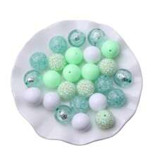 20pcs 20mm Bulk Price Cheap Handmade Colorful Style Mix Set Acrylic Gumball Beads For Chunky Bubblegum Beadable Keychain Jewelry Bracelet Necklace DIY Making - Multicolor - View 32