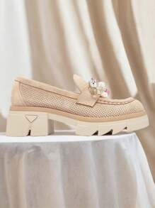 Women'sopenwork Moccasins Peloga- Footwear