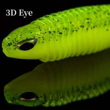 5pcs High Quality Silicone Soft Fishing Lures, Asymmetric T-Shaped Tail, Bionic Soft Tail, Fishing Bait, Artificial Lures - Multicolor - View 8