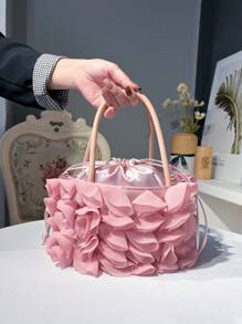 Bolso de mano tipo qipao con decoración floral, estilo chino, bolso de noche versátil y formal, regalo para fiesta