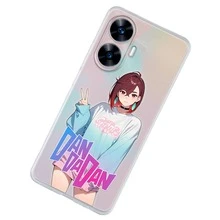 Funda Compatible con Realme Momo Ayase Jiji Enjoji Turbo, Protector para Realme DanDaDaan, Case para Realme Momo Ayase Jiji Enjoji Turbo, Carcasa para Realme Anticaídas a Prueba De Golpes TPU. - Transparente - Ver 1