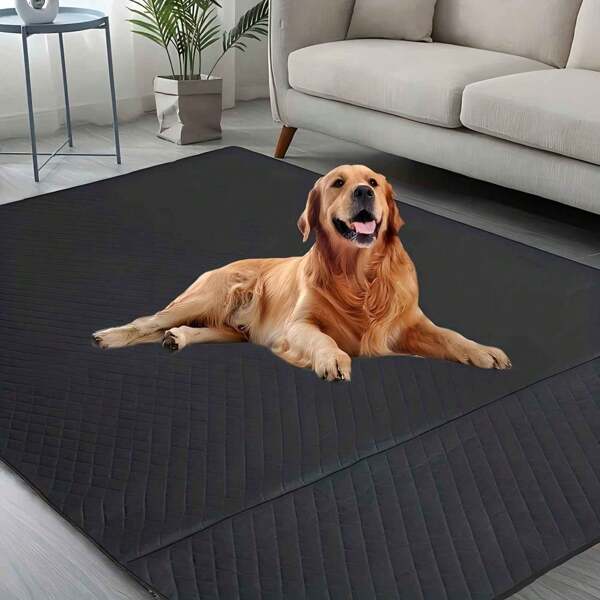 [XL Washable Dog Pee Pad] Super Absorbent Waterproof Dog Pee Pad - Washable & Reusable Training Pad Suitable For All Breeds, Polyester