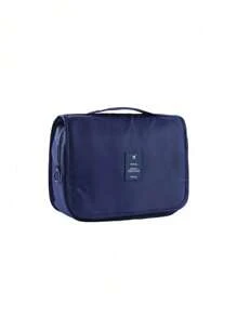 1 pieza Bolsa de maquillaje con gancho, bolsa de artículos de tocador multiusos, bolsa de almacenamiento de baño, bolsa organizadora de maquillaje, soporte para brochas, bolsa de tocador colgante, bolsa de cosméticos, bolsa para datos, bolsa de equipaje, bolso, bolsa de ropa interior, bolsa de zapatos, bolsa organizadora de ropa, bolsa organizadora de cuidado de la piel, bolsa organizadora de viaje, almacenamiento de baño, adecuada para lápiz labial, brochas de maquillaje, bolígrafos de maquillaje, sombra de ojos, espejo, delineador, brillo de labios, productos de cuidado de la piel, cepillo de dientes, vaso para cepillo de dientes, jabón, champú, peine, reloj, teléfono, collar, joyas, productos digitales de vuelta a la escuela