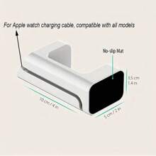 1pc ABS Apple Watch Charging Dock - Water-Resistant Non-Slip Stand Holder, Compatible With All Apple Watch Models