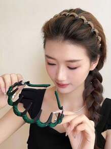 2pcs Women's High Crown Wave Headbands, Non-Slip Hair Clips For Hairstyle Accessories,Hairband,Hair Hoop ,Zig Zag Headband