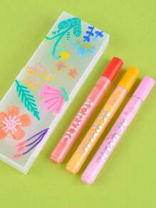 12 Acrylic Paint Markers Drawing Round Tip 5mm