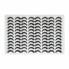 48 Pairs Of Ultra Large Capacity False Eyelash Extension Set, One Piece Complete False Eyelashes, Full Eyelashes, C Curly, Natural And Reusable False Eyelashes, Fluffy, Natural And Soft False Eyelashes, Essential For Eye Makeup, Suitable For Daily Life, Gatherings, Parties And Travel - 自然纖長款 - 查看 5