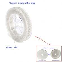 10ft (3m) Metal Chain Roll In Gold, Silver & Rose Gold Colors, With Pliers, Jump Rings & Lobster Clasps, For DIY Jewelry Making Of Necklaces, Bracelets, Anklets & Waist Chains, Available In 9 Colors (Slight Color Variations) - Multicolor - View 15