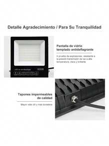 Reflectores Lampara Led Exterior Ip66 500w Alta Potencia - Blanco Cálido - Ver 4