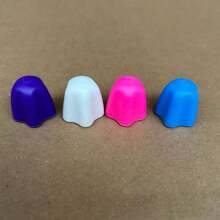 4pcs Random Color Silicone Self-Sealing Toothpaste Cap, Cleaning Dust-Proof Toothpaste Cover, Minimalist Convenient Design, Cute & Compact, Travel Essential Back To School