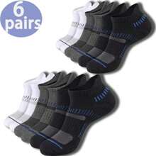 1/6/10 Pairs Men's Low Cut Ankle Socks With Striped Decoration, Lightweight, Comfortable, Breathable For Daily, Casual And Sports Wear, Fall - Multicolor - View 27