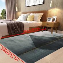 [Crystal Velvet 700g/㎡ Dotted Bottom 5mm Thickness] 1 Piece Bohemian Style Solid Color Carpet, Soft & Anti-Slip Washable Indoor & Outdoor Carpet For Living Room, Bedroom, Kitchen, Office, Home Decor Floral Entrance Rug, Large Size Minimalist Carpet