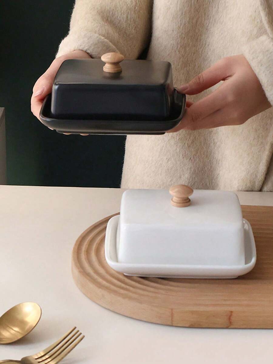 KEMORELA 多功能优雅黄油盘 - 经典复古设计圆顶展示盘,易于清洁,节省空间,适用于婚礼蛋糕、甜点、糕点、水果和小吃 - 彩色 - 查看 1