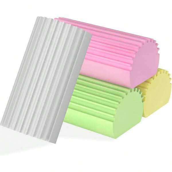 1pcsSoft And Comfortable Sponge Wipe Household Cleaning Tool Convenient To Clean Bathroom Cleaning Brush Kitchen Cleaning Sponge Wipe Cleaning Product Corner Cleaning Wipe Window Cleaning Tool