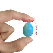 5/15/30pcs Assorted Natural Polished Stone Eggs - Bulk Gemstones For Easter Decor And Home Accessories - Vibrant Colors, Unique Shapes And Smooth Texture - Multicolor - View 11