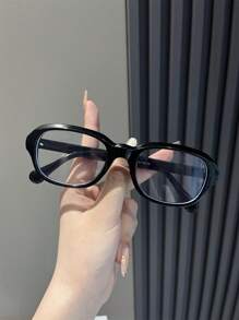 1 Pair Retro PC Small Frame Y2K Eyeglasses, Simple & Practical Multi-Function