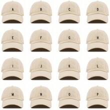 26 English Letters A-Z Baseball Cap Men Women Unisex Baseball Cap Adjustable Hat