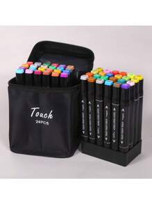 [12/24/30/36/40/48/60/80/100/120/168/204/262] colores Bolígrafos de marcador metálico Touchhero, colores vibrantes, punta fina - Multifuncional para pintar piedras, arte, vidrio y manualidades de regreso a la escuela