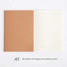 Creative Thick A5/B5 Notebooks, Students Workbook, Stationery Wholesales, Cowhide Paper Stitched Memo Book, Sketchbook,School Supplies,Back To School