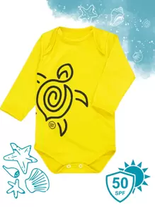 BABY BODYSUIT UV50+ PROTECTION - Amarillo - Ver 1