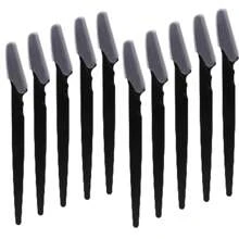 Set de 5/10/30/40/66 navajas para cejas, afeitadora facial multifunción, herramienta de exfoliación y depilación, recortador de cejas con cubierta, apto para mujeres y hombres