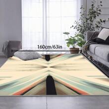 Bohemian Style Solid-Color Area Rug, 700g/Sq.M Crystal Velvet Backing, 5mm Thickness, Soft Anti-Slip Washable Carpet For Living Room, Bedroom, Kitchen, Office, Indoor & Outdoor Use