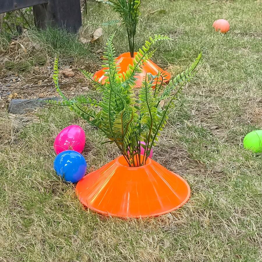Ywmigl 18 Set Easter Carrots Yard Decorations DIY Carrots Yard Sign Stakes Easter Plastic Outdoor Decorations For Spring Lawn Garden Yard Decor Easter Decor Home Lawn Patio Decorations (B Style