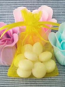 10/50/100pcs Gift Packaging Bags, Multi-Color Organza Candy Bags, Tableware, Size: 7*9CM, Various Holiday Party Packaging Supplies, Festival Home Decor