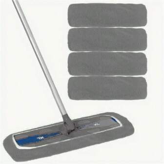 （10 件/5 件/3 件/1 件）超大尺寸可重复使用除尘拖把替换装 - 轻松去除宠物毛发和灰尘