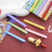 Ins Candy Color Bangs Hair Clips, DIY Hair Accessories Hairpins Barrettes, Alligator Clips, Cute Hair Clips, Stainless Steel, All Season