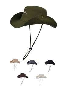 Herren einfarbiger Lässig Nylon UV-Schutz wasserabweisender schnelltrocknender Fischerhut