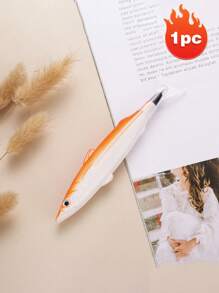 1pc Salted Fish Ballpoint Pen Fish Party Favors Ballpoint Pens Fishing Party Favors Salted Fish Pen Pens Decorative Pens Cartoon Fish Pen Advertise Award Pen Back To School - Multicolor - View 12