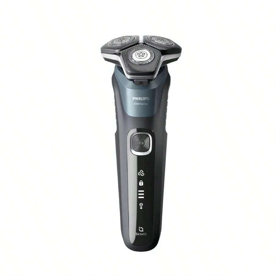 PHILIPS 電動刮鬍刀S5832 全機身防水 精鋼刀片 360°靈動刀頭 長效續航 動力自適應 乾濕兩用 USB充電 灰藍 - 商務灰藍 - 查看 1