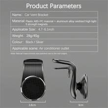 Magnetic Car Phone Holder Clip Air Vent Clip Mount Mobile Cellphone GPS Support For Xiao Mi I Phone Hua Wei Sam Sung Phone Car Stand Compatible With IPhone, Android Phone, Gift For Birthday, Family, Friends For Summer Air Vent Phone Holder, Car Accessories