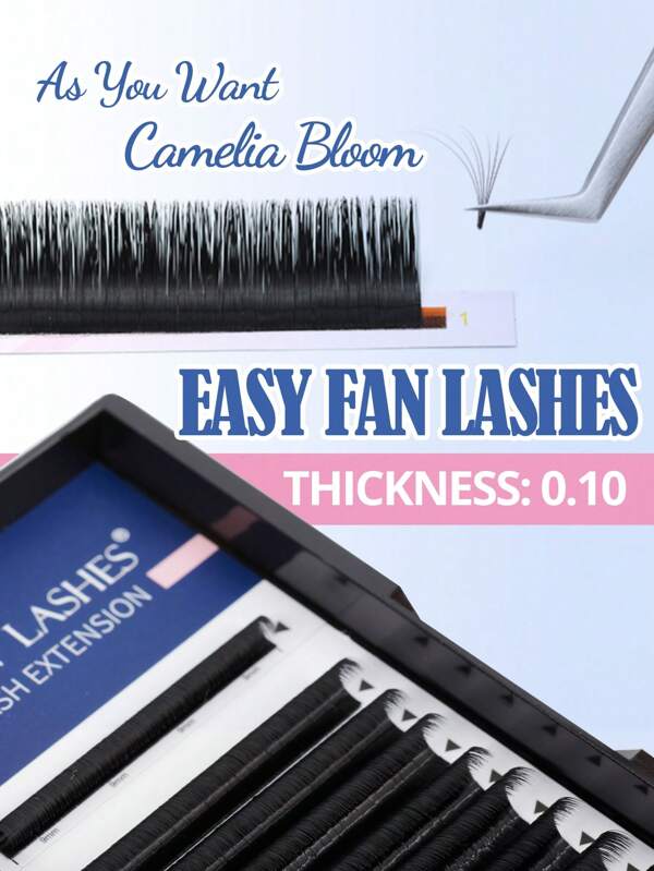 ARISON 12 rzędów 0,10 grubości Klasyczne rzęsy jednowarstwowe Rzęsy przedłużane Indywidualne rzęsy objętościowe rosyjskie Matowe miękkie Rzęsy premium Wysokiej jakości sztuczne rzęsy Narzędzia do makijażu