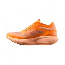 SALOMON Phantasm W - Fashion Versatile Thick Sole Sneakers - Blazing Orange/Almond Cream/Leek Green - View 2