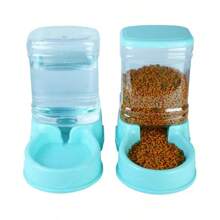 3.8L PP Material Pet Large Capacity Cat Dog Food Dispenser For Cat Dog Water Drinking Feeding Dispenser Water Bowl Accessories