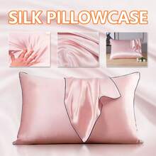 NetHong Mulberry 100% Pure Silk Pillowcase Anti-Wrinkle Bed Soft Pillow Cases Covers Uk